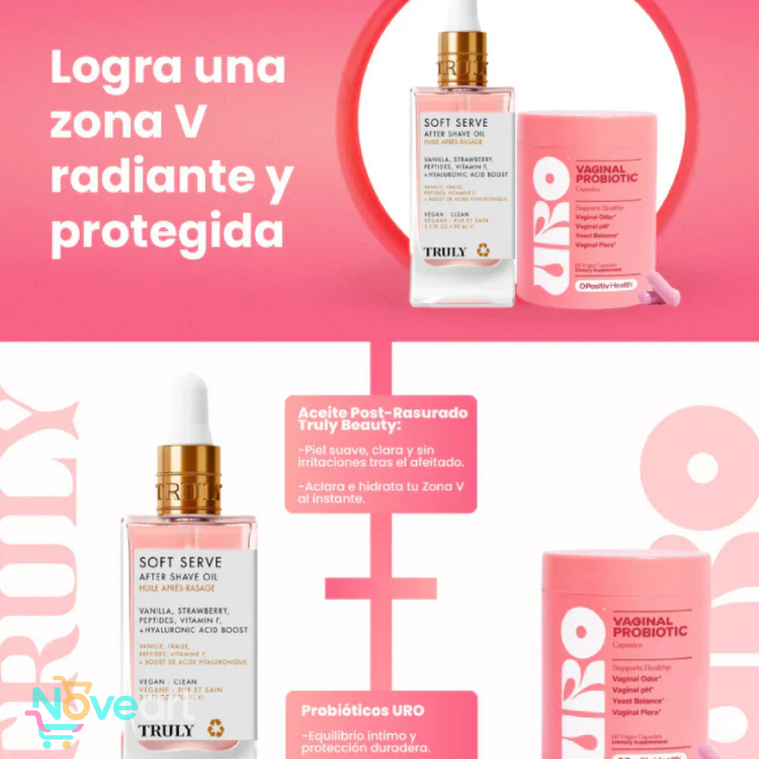 Truly URO es Aceite Íntimo + Probióticos 🌿